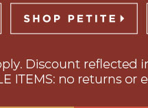 Shop Petite Sale