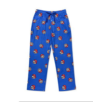 Mario Faces Lounge Pants - Super Mario Bros.