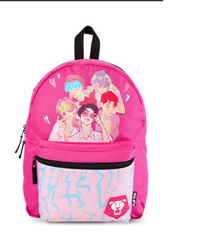 Flip Pak KPop Demon Hunters Saja Boys & Huntr/x Reversible Backpack