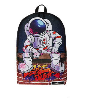Space Junk Astronaut Graffiti Backpack