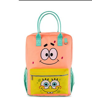 SpongeBob SquarePants x Whatever! Makes You Happy Faces Backpack