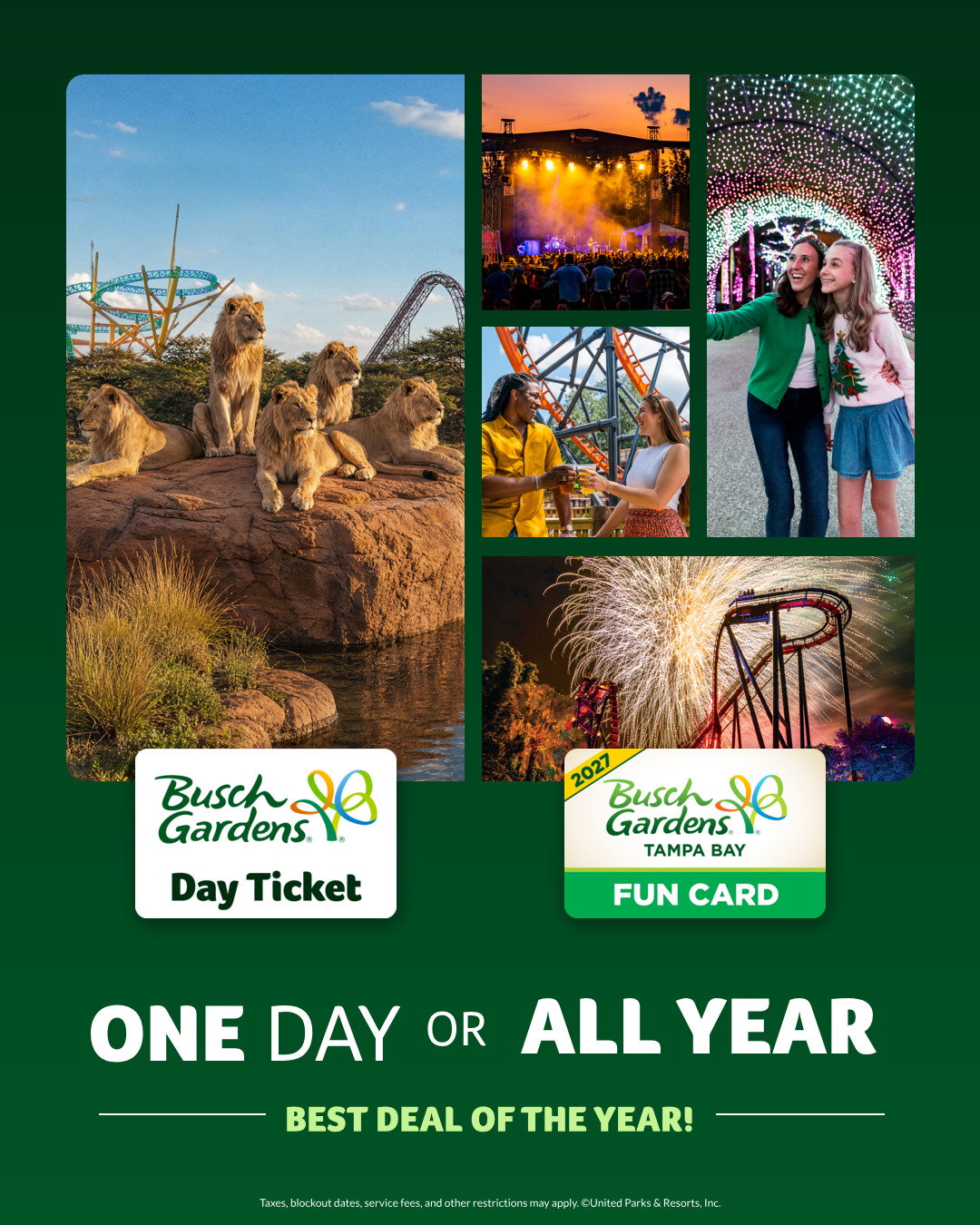 One Day or ALL YEAR! Best Deal of the Year!