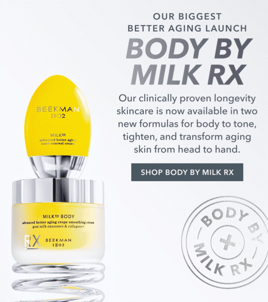 Our Biggest Better Aging Launch: Body by Milk RX