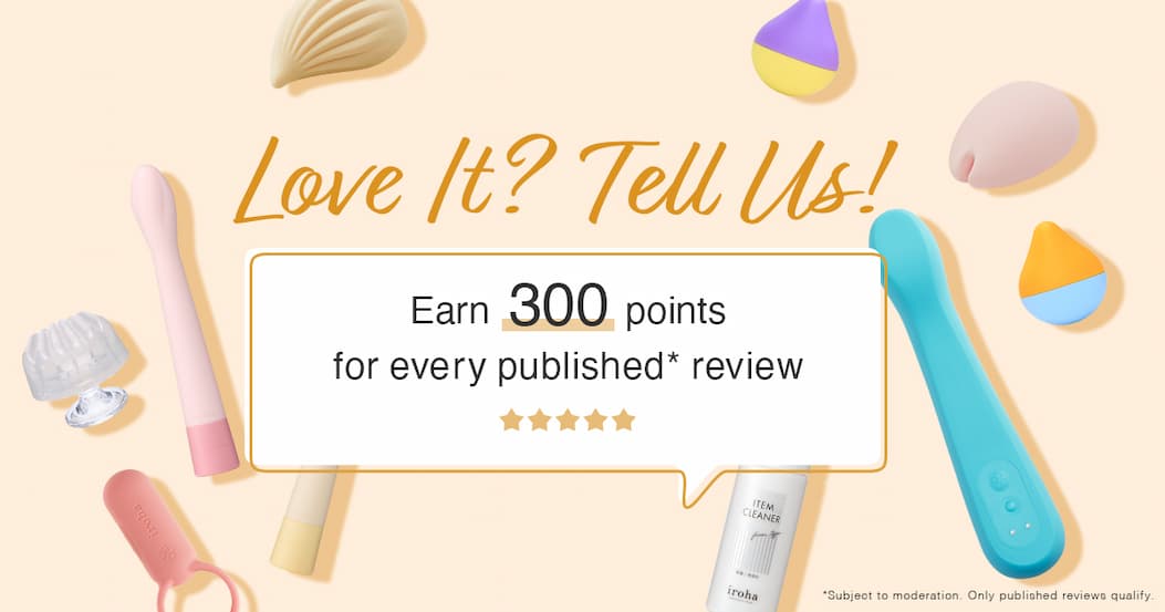 Review iroha and receive 300 points