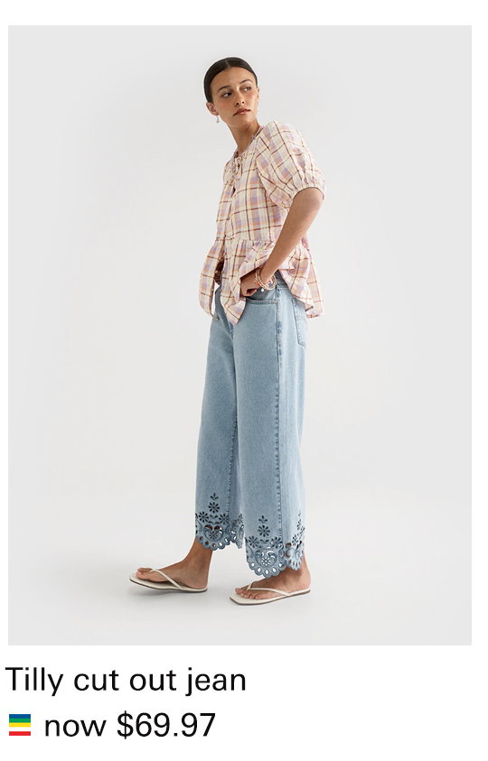 TILLY CUT OUT CULOTTE JEAN