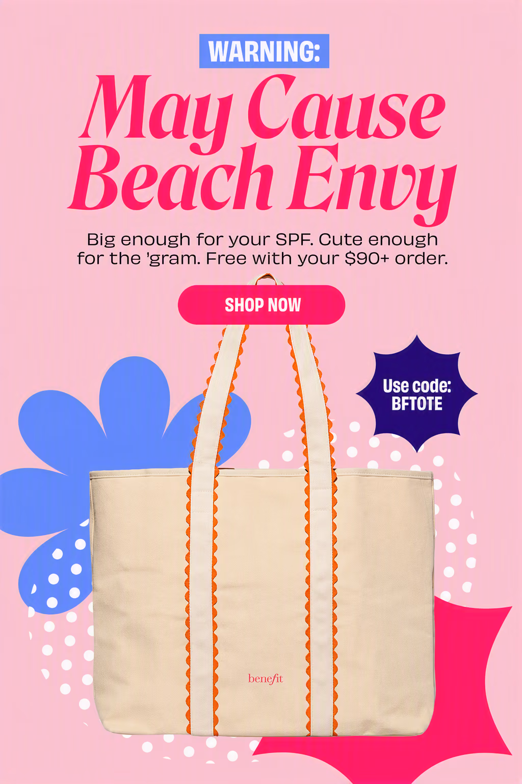 Use code BFTOTE for a free gift with purchase $90+