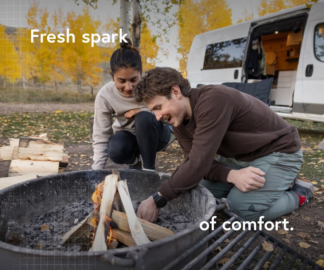 Fresh spark of comfort.