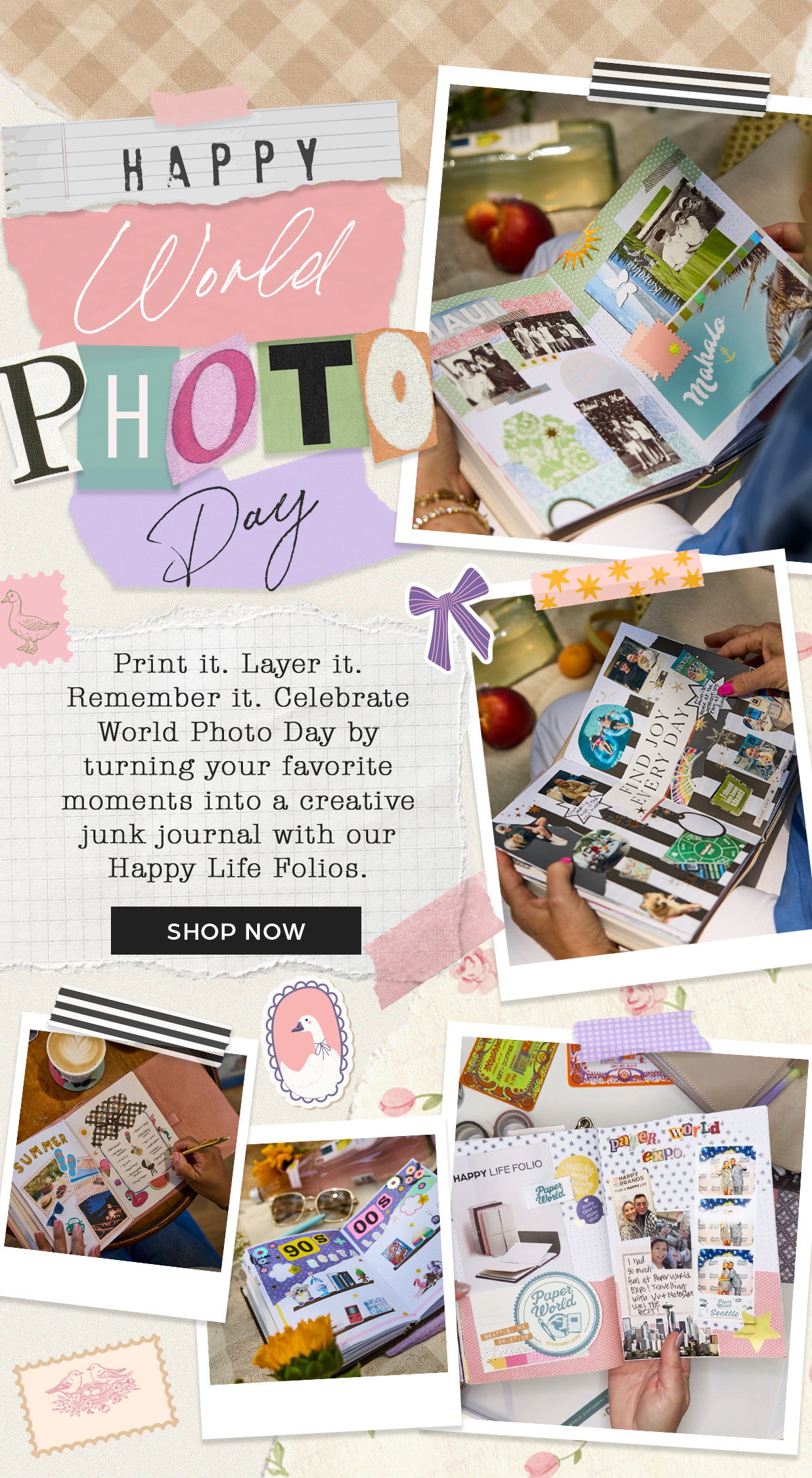 Happy World Photo Day - Shop Folios