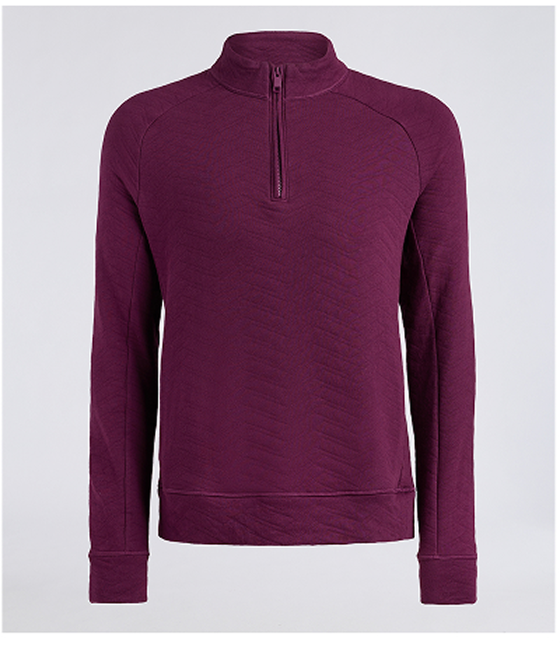 Dunes Cotton Quilted 1/4 Zip Pullover