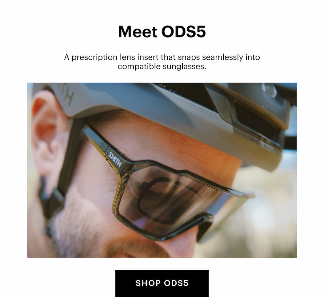 Meet ODS5 | A prescription lens insert that snaps seamlessly into compatible sunglasses.