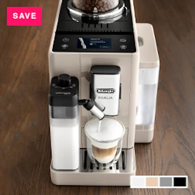 DeLonghi Rivelia Bean-to-Cup Coffee Machine with Bean Switch
