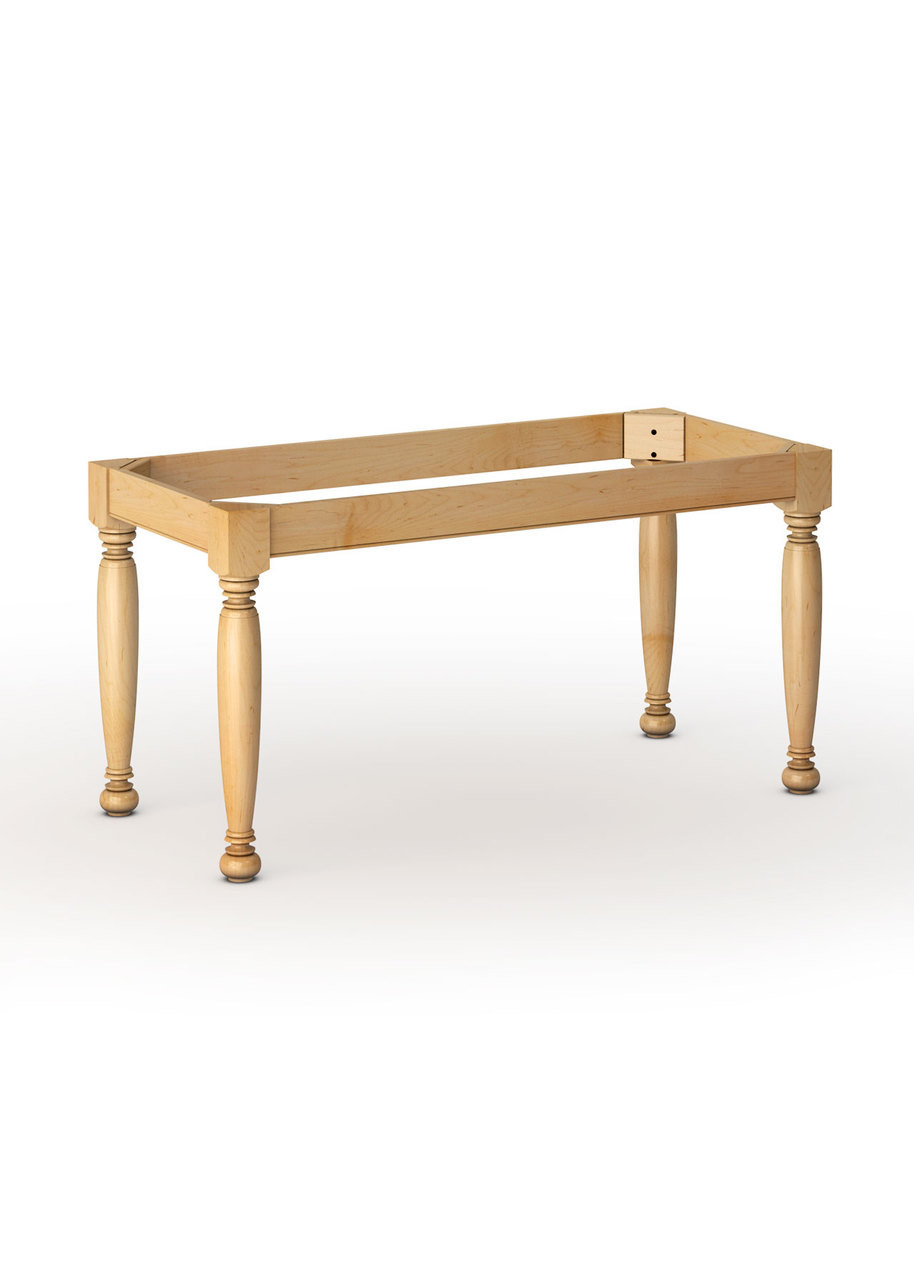 Image of Farmhouse Dining Table Base 29" - Soft Maple