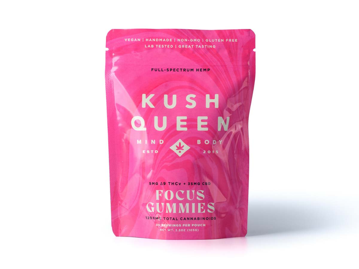 Kush Queen THCV Focus Gummies