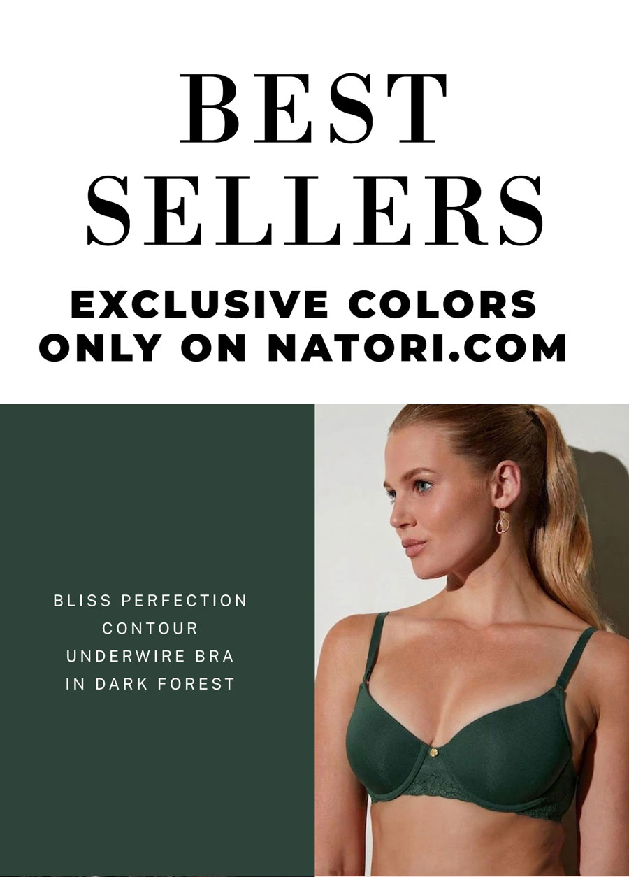 Best Sellers: Bliss Perfection Contour Underwire Bra in Dark Forest