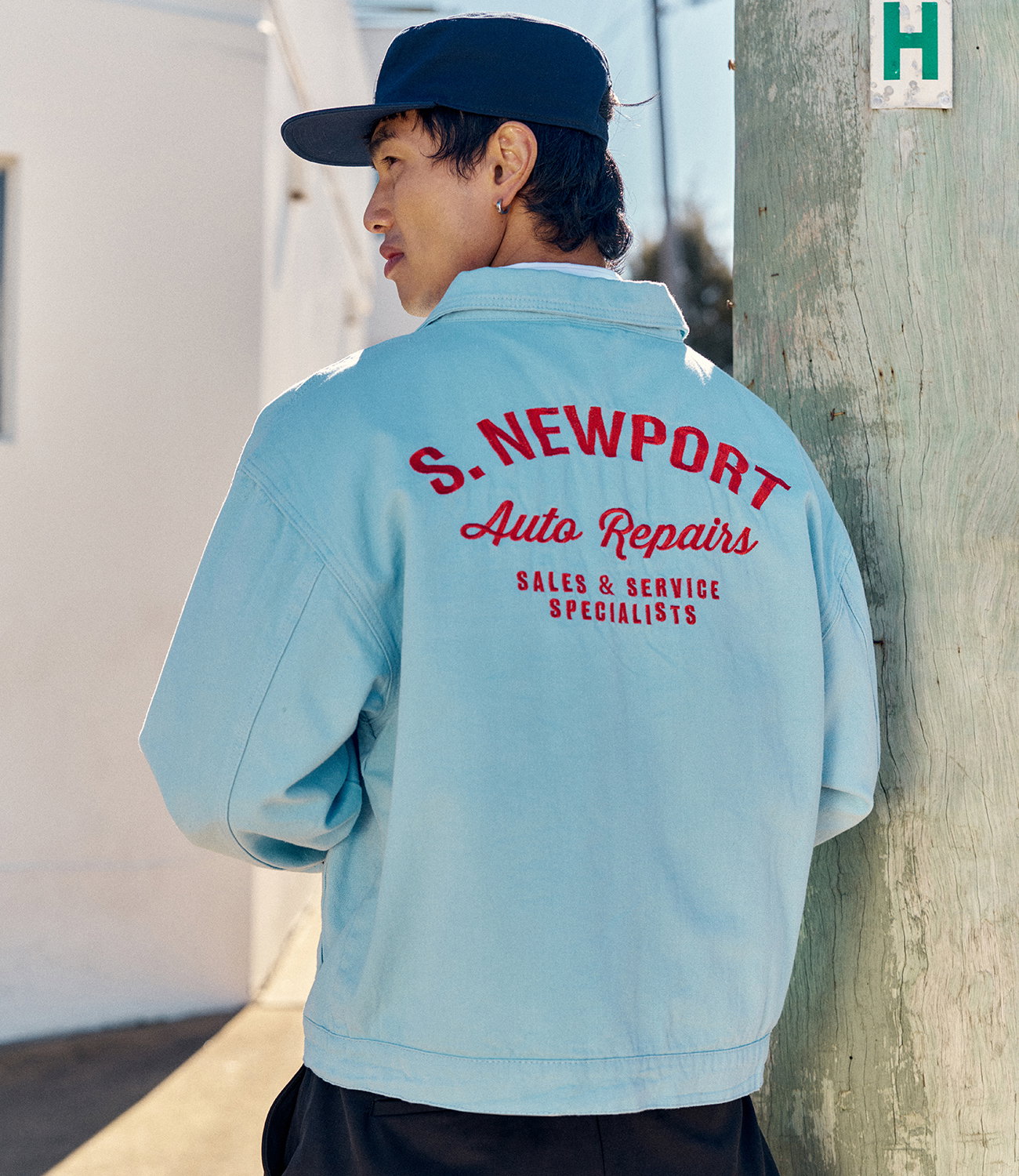 Newport Jacket in Sky Blue