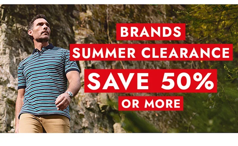 Save 50% or more on Brands