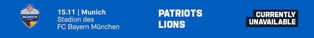 Munich Game - Patriots vs Lions