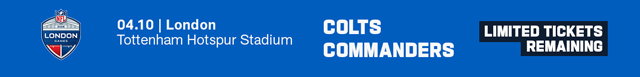 London Game - Colts vs Commanders