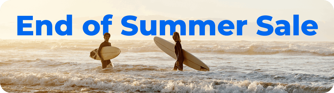 End of summer sale