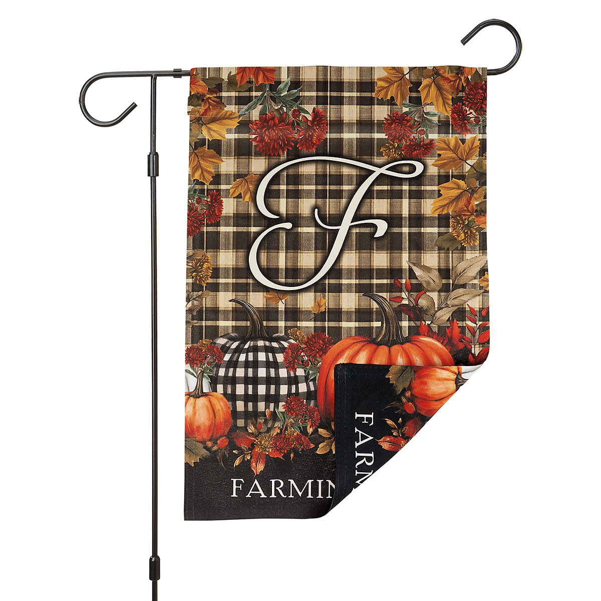 Image of Fall Splendor Double-Sided Personalized Fall Garden Flag