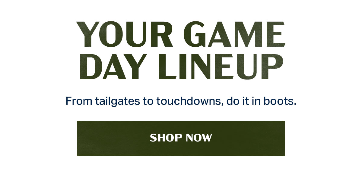 Your Game Day Line Up