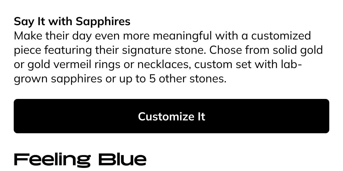 Customize it Customize it