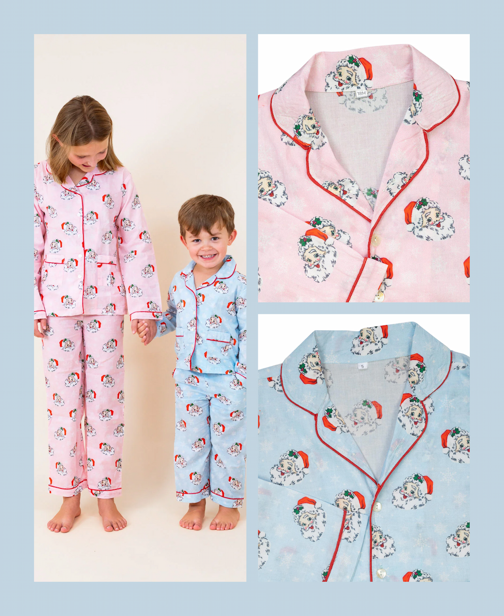 Vintage Santa Button Down Collection