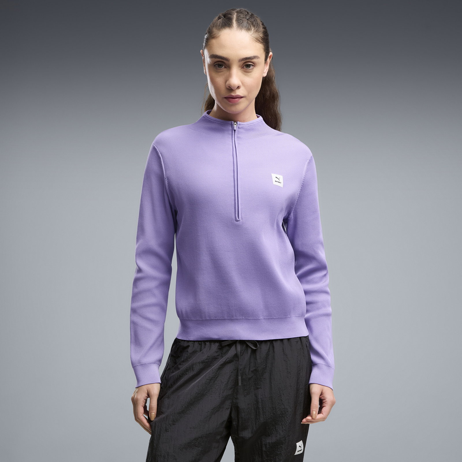 PUMA x SAYSKY Women's Half-Zip Performance Running T-Shirt