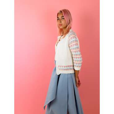 Candy Cardigan - Free Knitting Pattern in Paintbox Yarns Baby DK