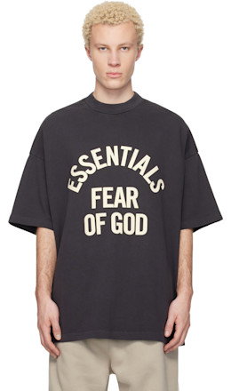 Black Campus 90s Short Sleeve T-shirt - Fear of God ESSENTIALS