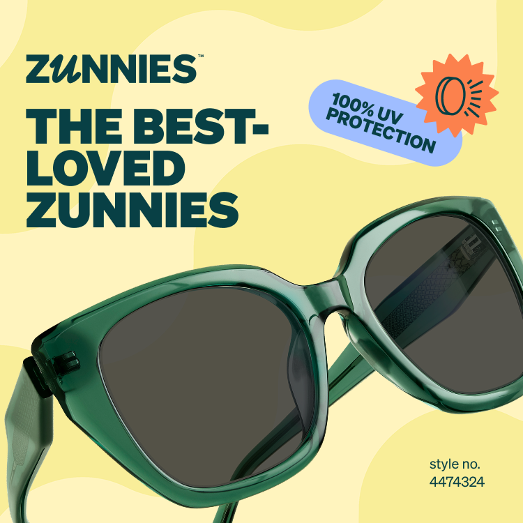 Zunnies THE BEST-LOVED ZUNNIES 100% UV PROTECTION. Style no. 4474324