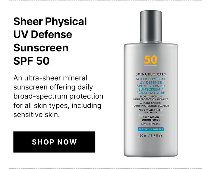 Sheer Physical UV Defense SPF 50