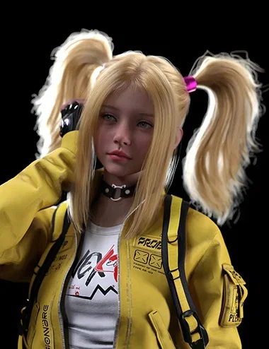 dForce Princess Series Harley Twintails