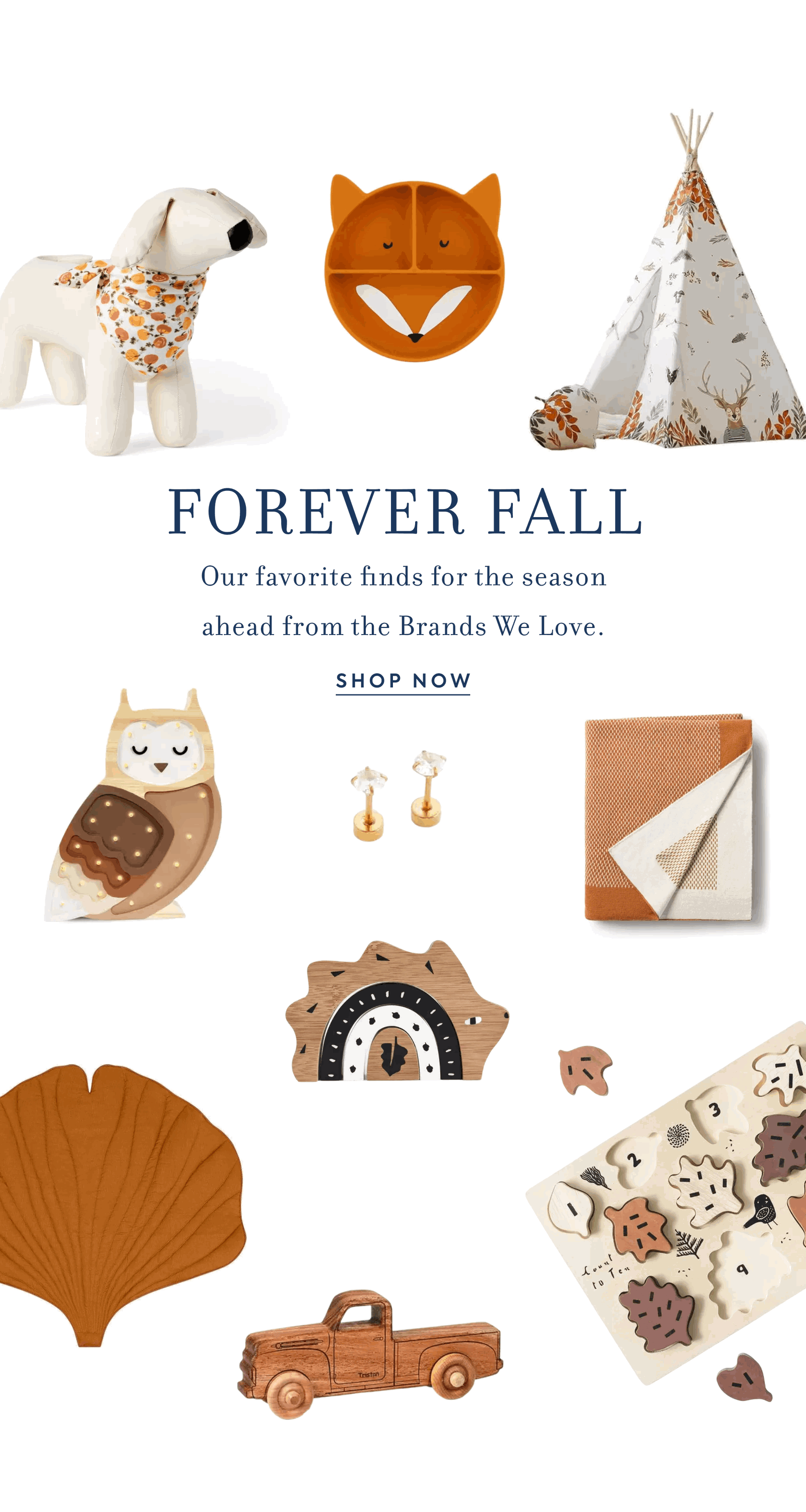 FOREVER FALL - Our favorite finds for the season ahead from the Brands We Love. - SHOP NOW