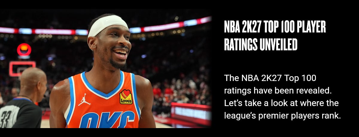 NBA 2K27 top 100 player ratings unveiled