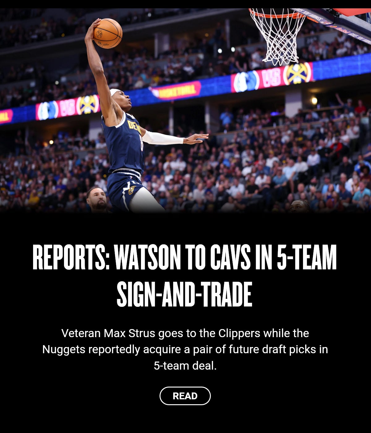 Reports: Watson to Cavs in 5-team sign-and-trade