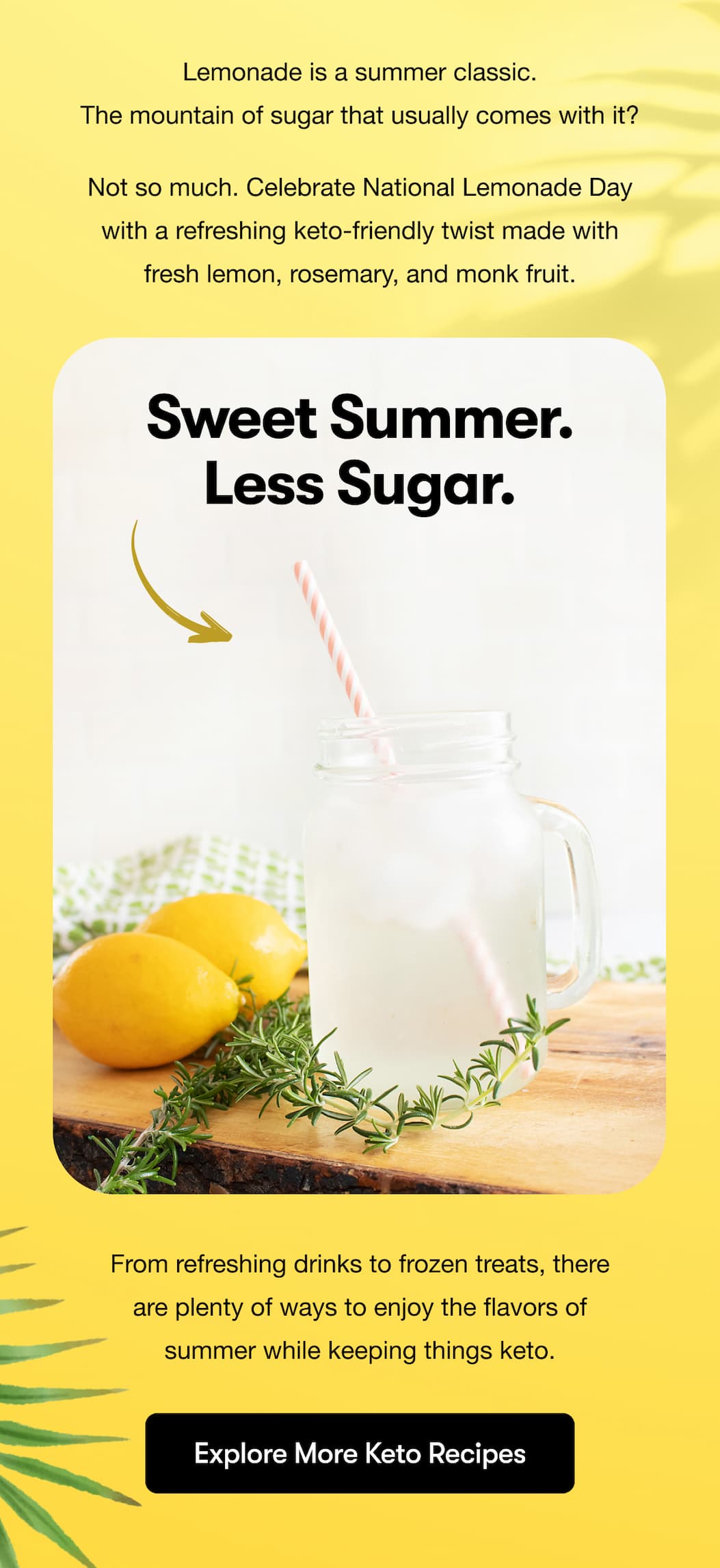 National Lemonade Day. Get the recipe.
