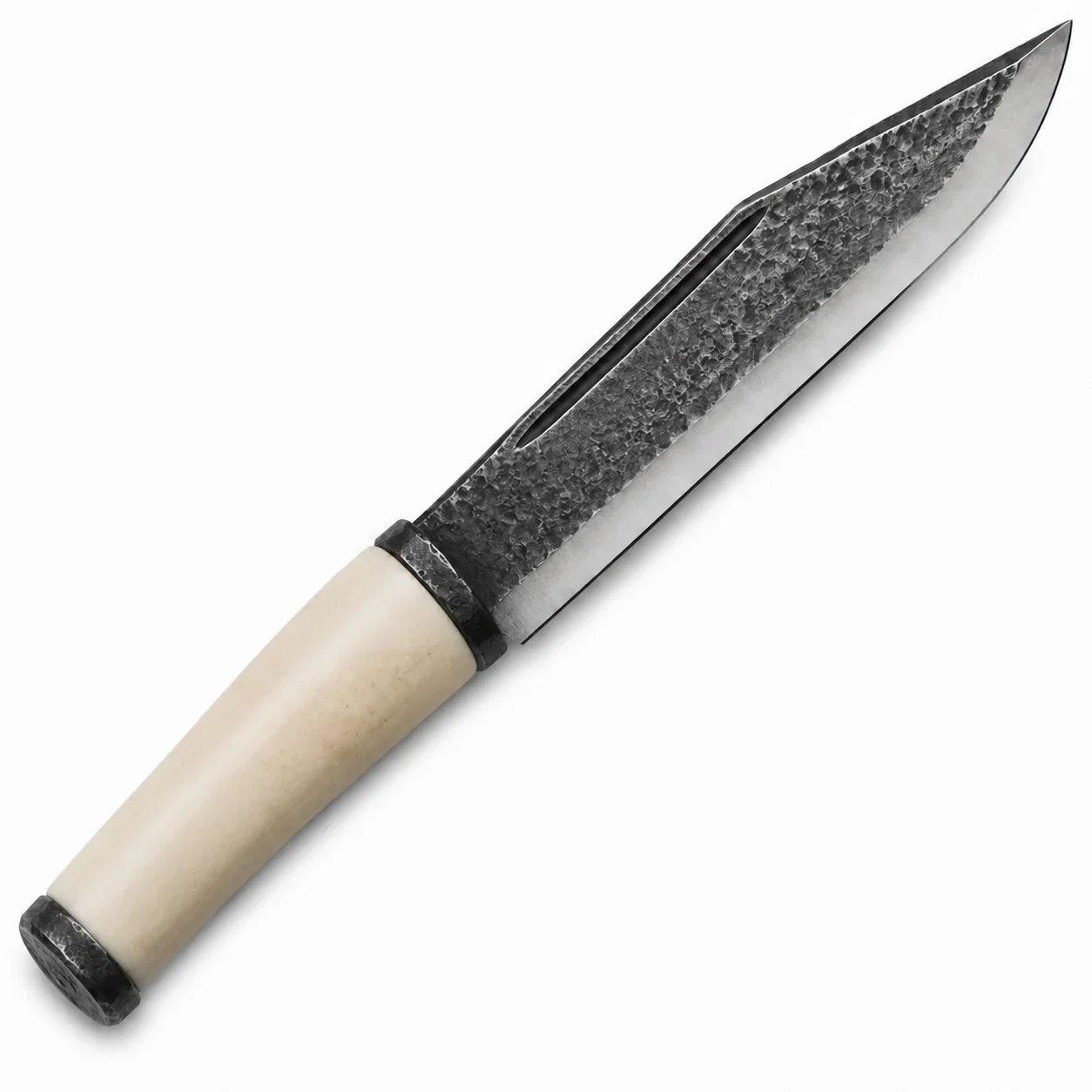 Image of Seax Knife with Bone Handle- 1095 Steel- 18"