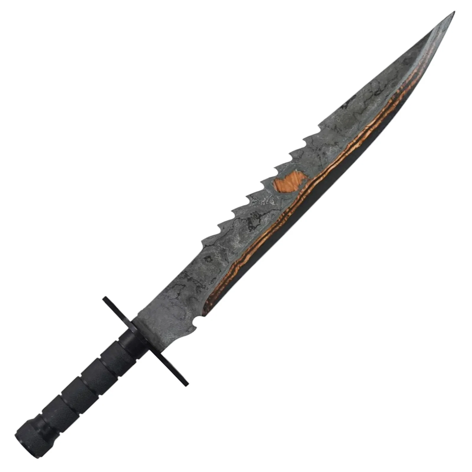 Image of Military Bowie Knife – 20" Copper Damascus Steel – 20"