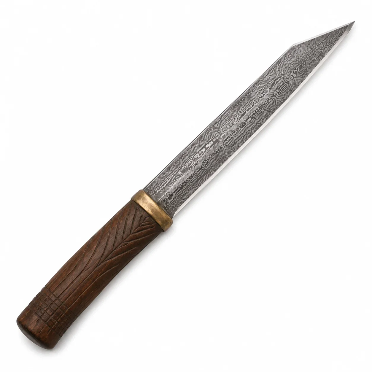 Image of Seax- Damascus Steel Viking Knife- 18"