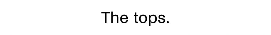 The tops