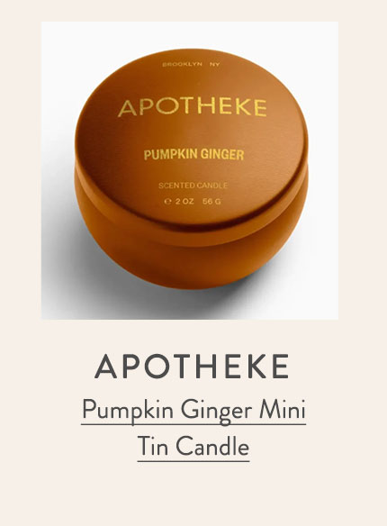 Pumpkin Ginger Mini Tin Candle 