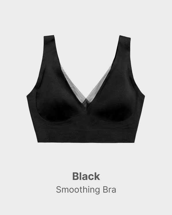 Smoothing bra in Black