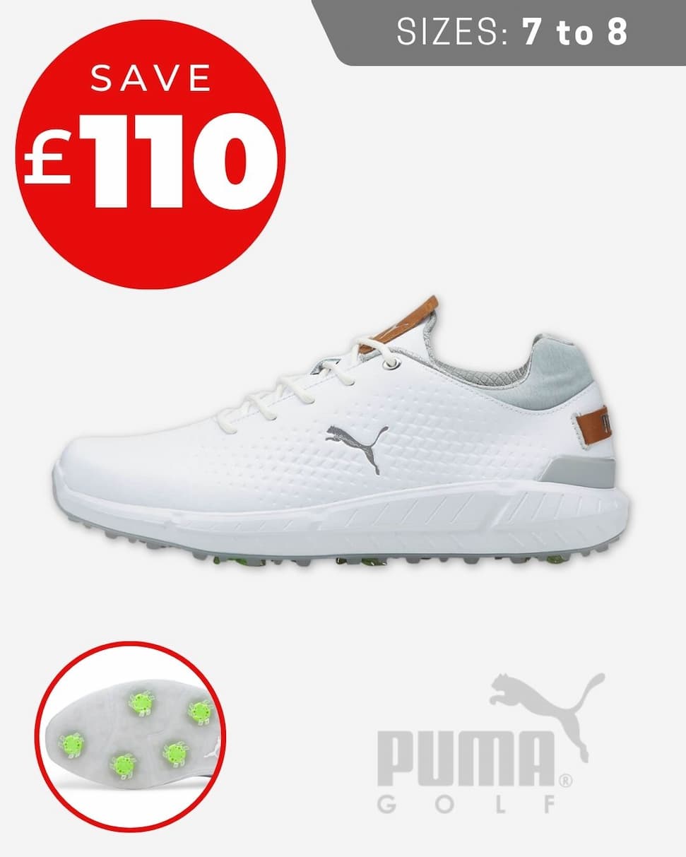 Puma Golf Mens IGNITE ARTICULATE Leather Soft Spiked Waterproof Golf Shoes