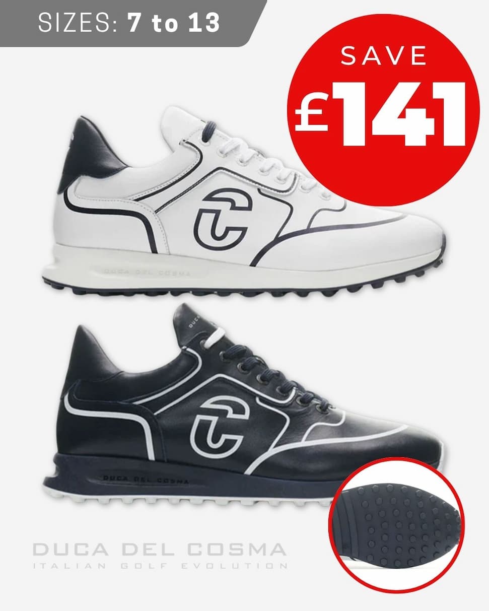 Duca Del Cosma Mens Flyer Waterproof Nappa Leather Golf Shoes
