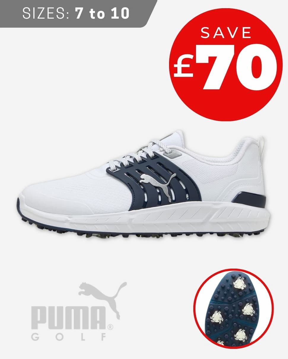 Puma Golf Mens Ignite Elevate 2 Tour Spiked Waterproof Golf Shoes