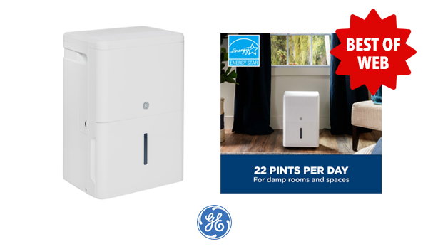 25 Pint Portable Dehumidifier with Smart Dry for Damp Spaces - Refurbished