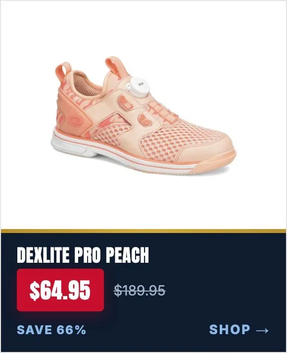Dexter Women's DexLite Pro BOA Peach Right Hand Bowling Shoes