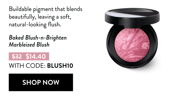 Baked Blush-n-Brighten Marbleized Blush | The Wonder Balm | Serum Blush Cheek Tint | Shop Now