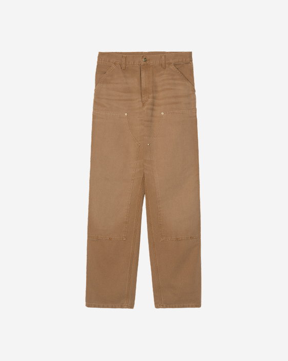 Carhartt WIP Double Knee Pant | WIP Hamilton Brown (stone canvas)